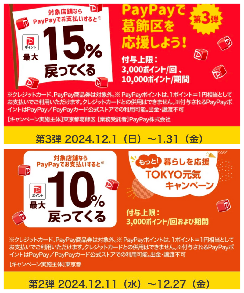 【今年最大風速】PayPayでのご購入で最大1万円以上お得に!