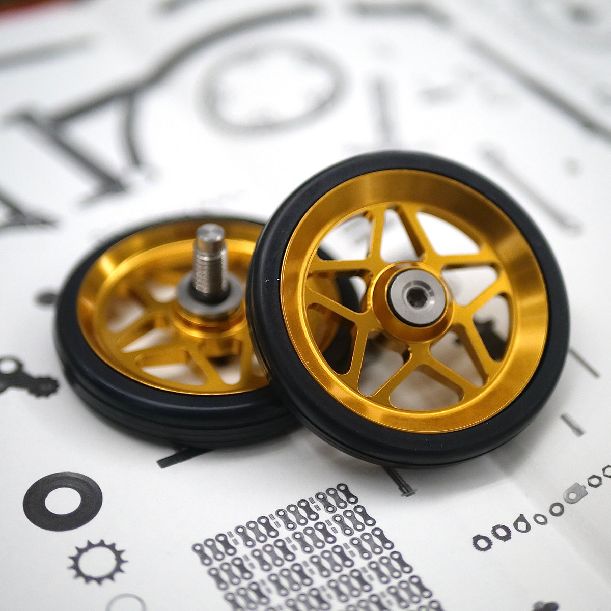 Multi-S CNC Easy Wheel（55mm）for Brompton