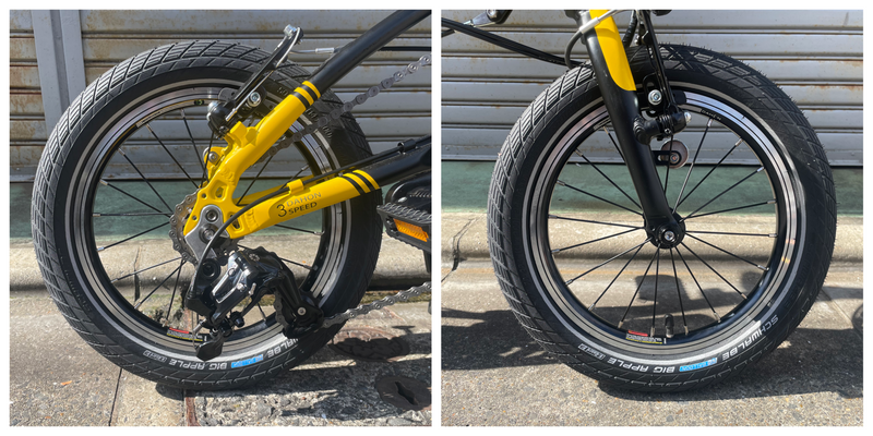 シュワルベ BIG APPLE 14×2.0 米式チューブセット SCHWALBE シュワルベ BIG APPLE 14×2.0 米式チューブセット SCHWALBE